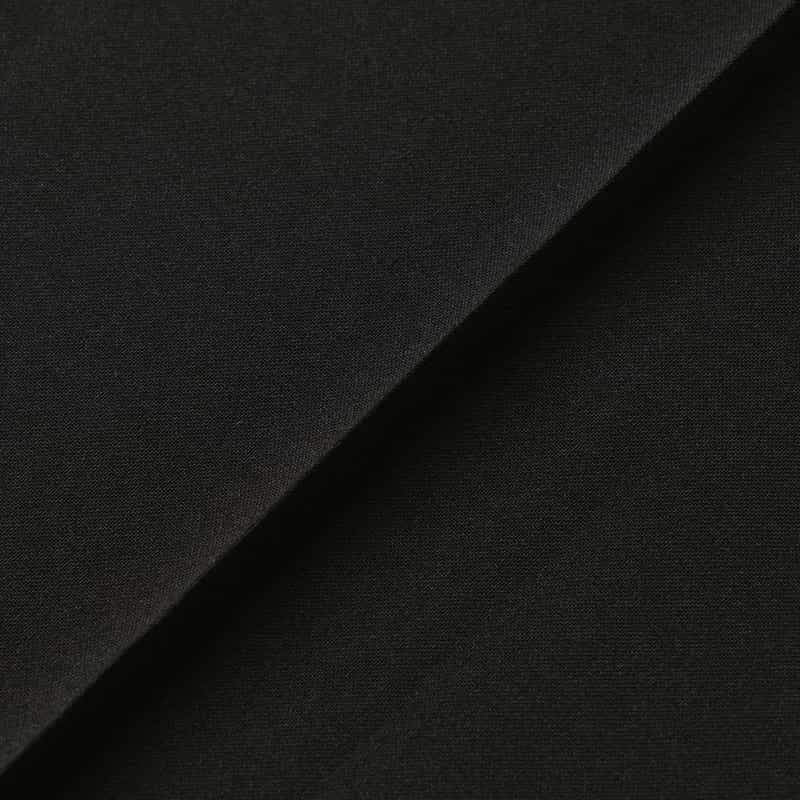 BARNEYS NEW YORK セットアップ ウォッシャブル メランジトロピカル素材 ワイドパンツ BLACK