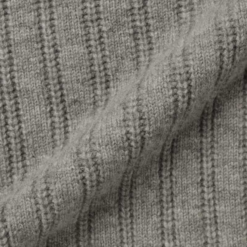 BARNEYS NEW YORK ウール素材クルーネックニットプルオーバー GRAY