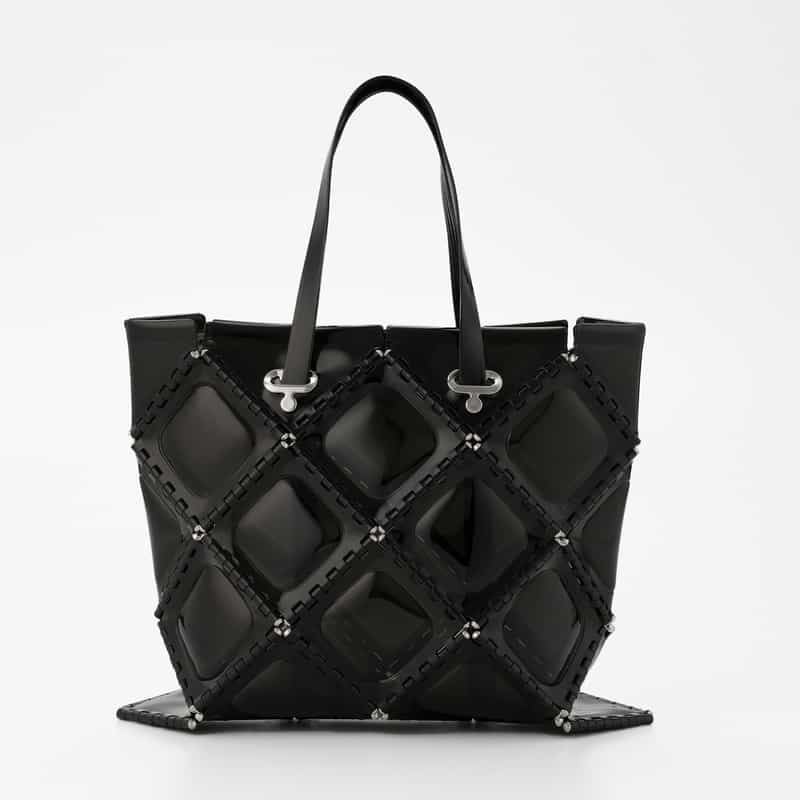 52 BY HIKARUMATSUMURA 52 BY HIKARUMATSUMURA ＜ゴジュウニ バイ ヒカルマツムラ＞ トートバッグ "FLAT TOTE" BLACK