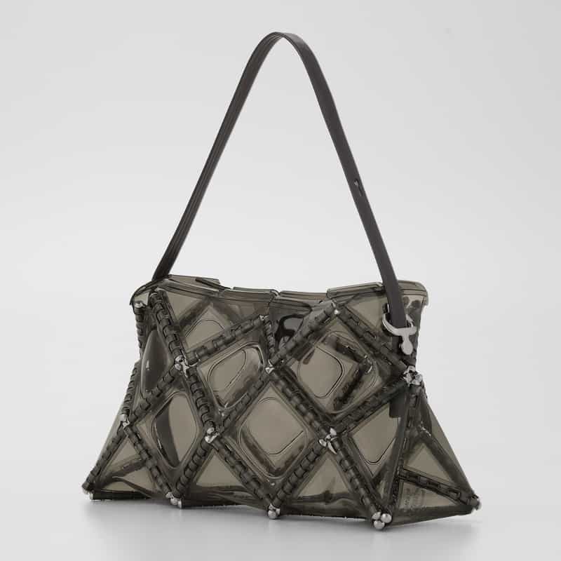 52 BY HIKARUMATSUMURA 52 BY HIKARUMATSUMURA ＜ゴジュウニ バイ ヒカルマツムラ＞ ショルダーバッグ "DIMPLE SHOULDER" GRAY