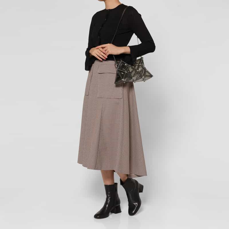 52 BY HIKARUMATSUMURA 52 BY HIKARUMATSUMURA ＜ゴジュウニ バイ ヒカルマツムラ＞ ショルダーバッグ "DIMPLE SHOULDER" GRAY