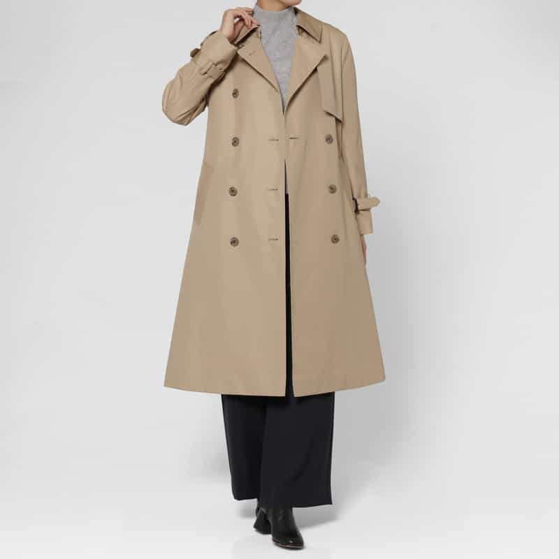 BARNEYS NEW YORK ベルテッド トレンチコート（ライニング付き） BEIGE