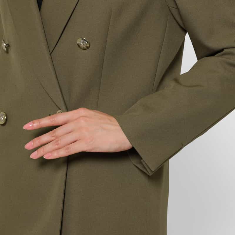 BARNEYS NEW YORK ウォッシャブル ダブルブレストジャケット BEIGE