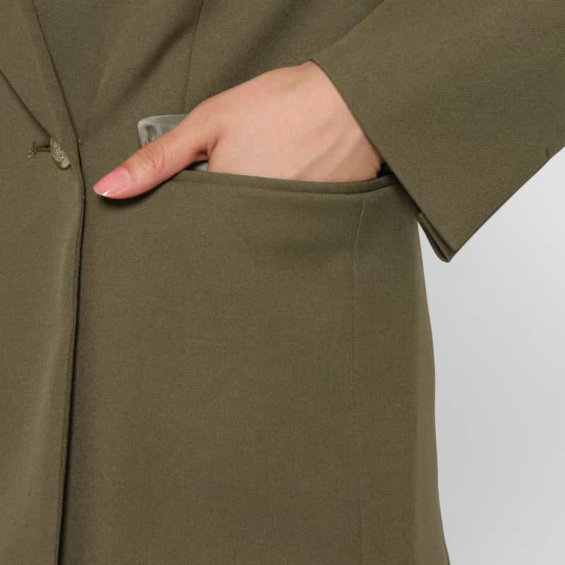 BARNEYS NEW YORK ウォッシャブル ダブルブレストジャケット BEIGE