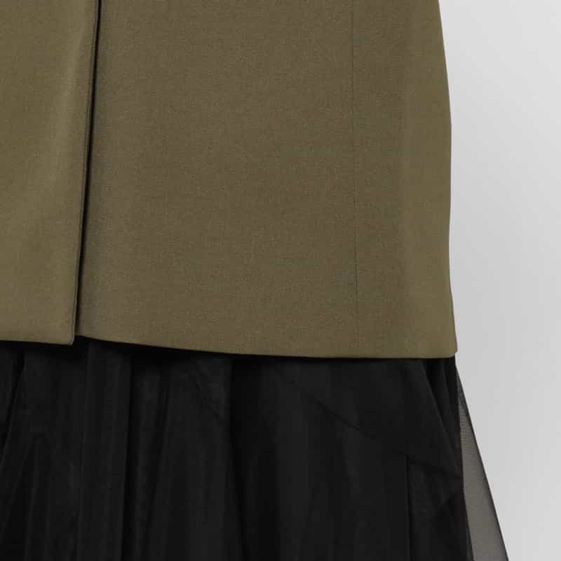 BARNEYS NEW YORK ウォッシャブル ダブルブレストジャケット BEIGE