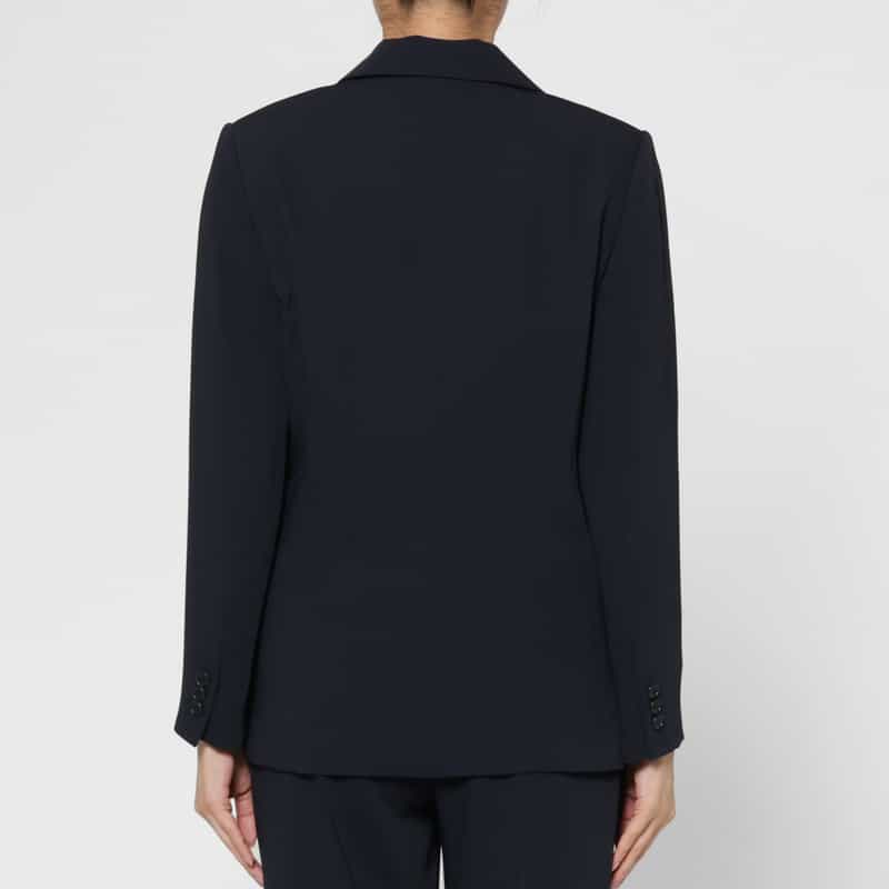 BARNEYS NEW YORK セットアップ ウォッシャブル ダブルクロス テーラードジャケット NAVY