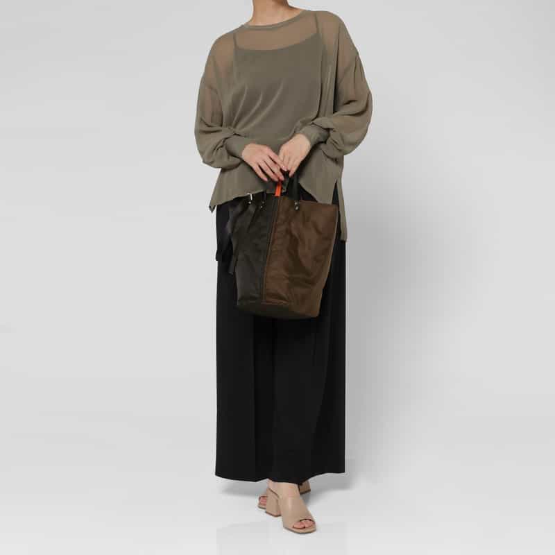 LA TESORINA LA TESORINA ＜ラ　デゾリーナ＞ トートバッグ BROWN