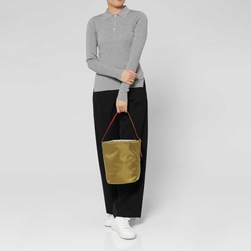 LA TESORINA LA TESORINA ＜ラ　デゾリーナ＞ ワンハンドルバッグ OLIVE