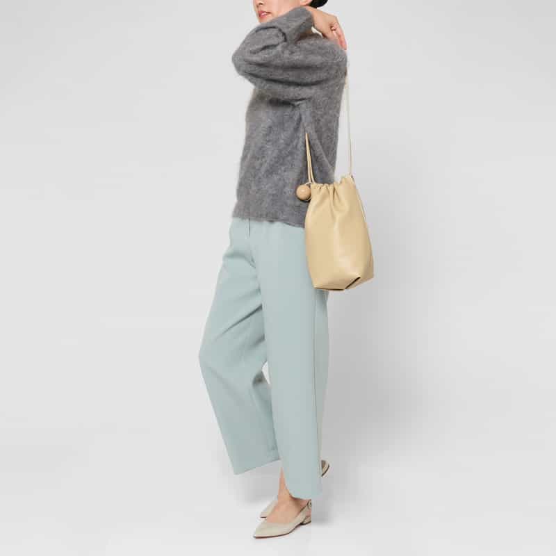 BUCKET BAGGAGE BUCKET BAGGAGE ＜バケット バゲージ＞ ショルダーバッグ BEIGE