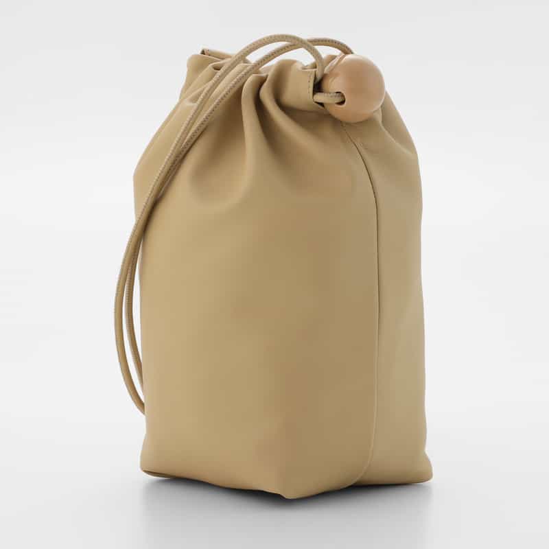 BUCKET BAGGAGE BUCKET BAGGAGE ＜バケット バゲージ＞ ショルダーバッグ BEIGE