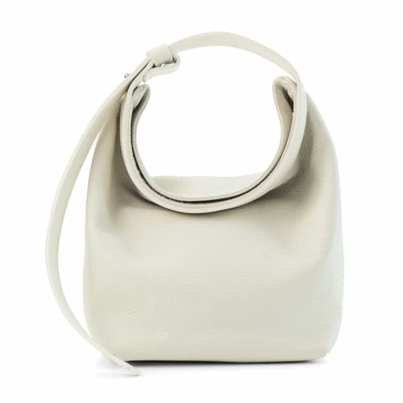 BUCKET BAGGAGE BUCKET BAGGAGE ＜バケット バゲージ＞ ワンハンドルミニバッグ WHITE