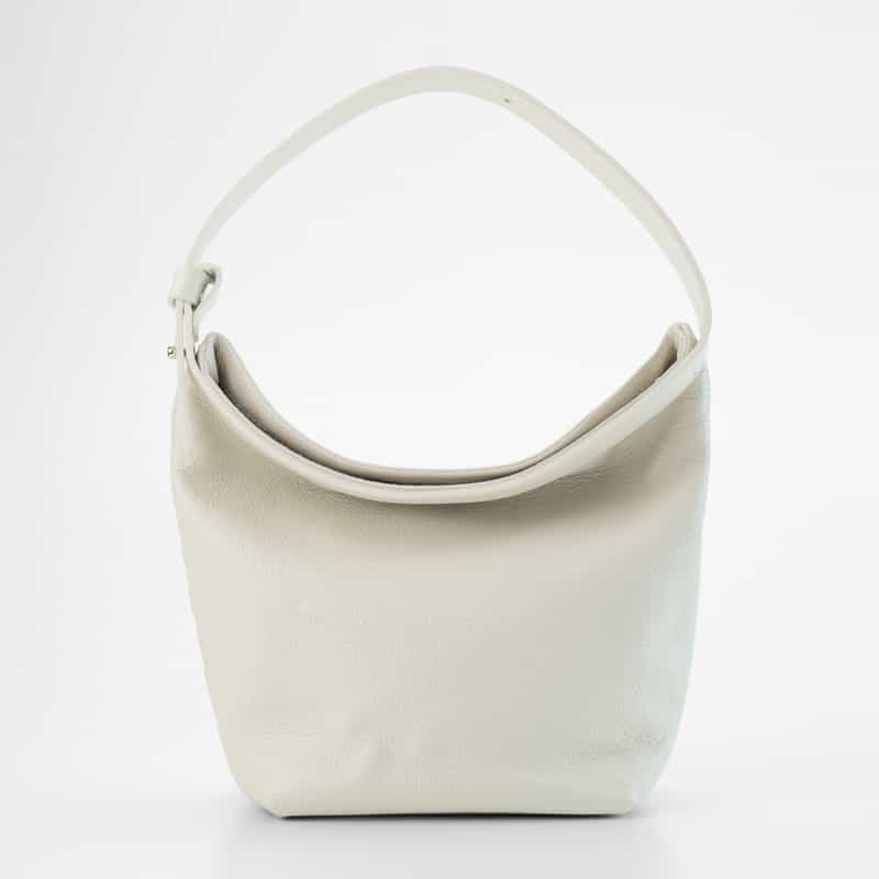 BUCKET BAGGAGE BUCKET BAGGAGE ＜バケット バゲージ＞ ワンハンドルミニバッグ WHITE