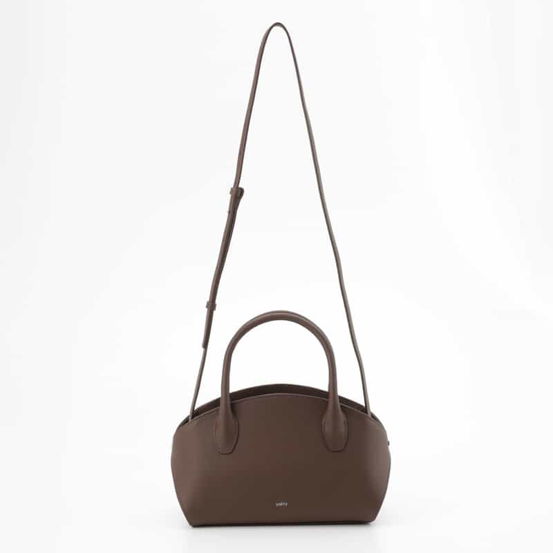 SARTU SARTU ＜サルトゥ＞ ミニボストンバッグ “KIE“ DARK BROWN