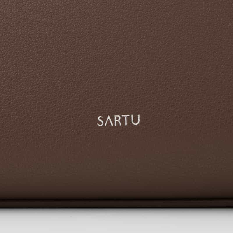 SARTU SARTU ＜サルトゥ＞ ミニボストンバッグ “KIE“ DARK BROWN