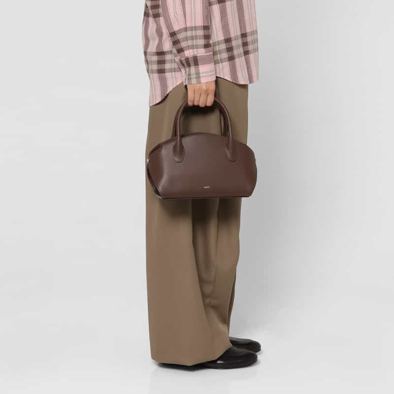 SARTU SARTU ＜サルトゥ＞ ミニボストンバッグ “KIE“ DARK BROWN