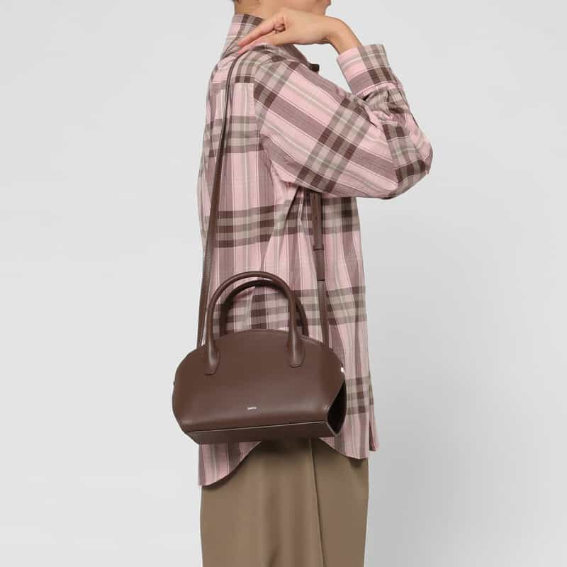 SARTU SARTU ＜サルトゥ＞ ミニボストンバッグ “KIE“ DARK BROWN
