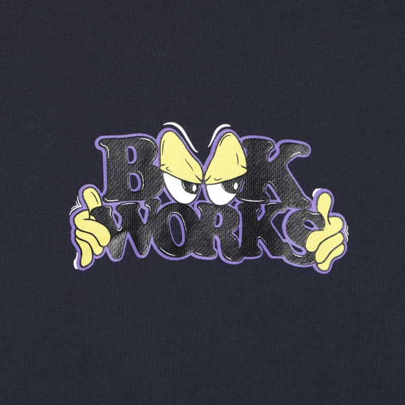 BOOK WORKS BOOK WORKS＜ブックワークス＞ グラフィックスウェットフーディ NAVY