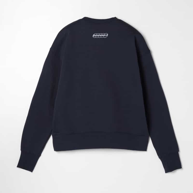 BOOK WORKS BOOK WORKS＜ブックワークス＞ グラフィックスウェットプルオーバー NAVY