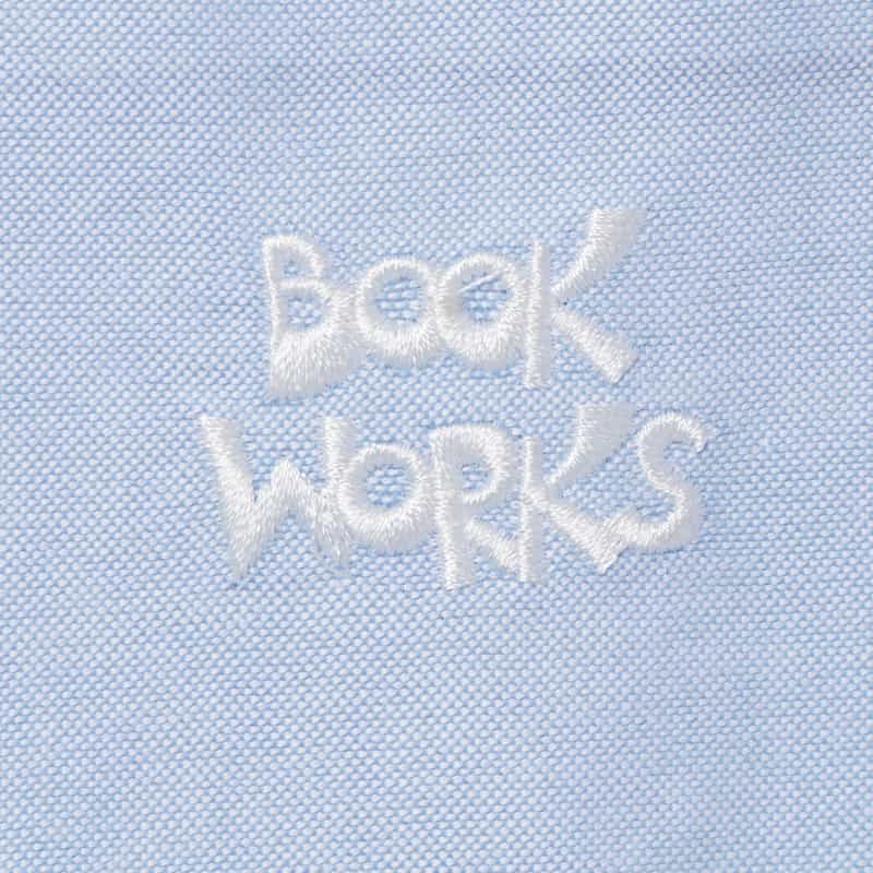 BOOK WORKS BOOK WORKS＜ブックワーク＞ ボタンダウンカジュアルシャツ BLUE