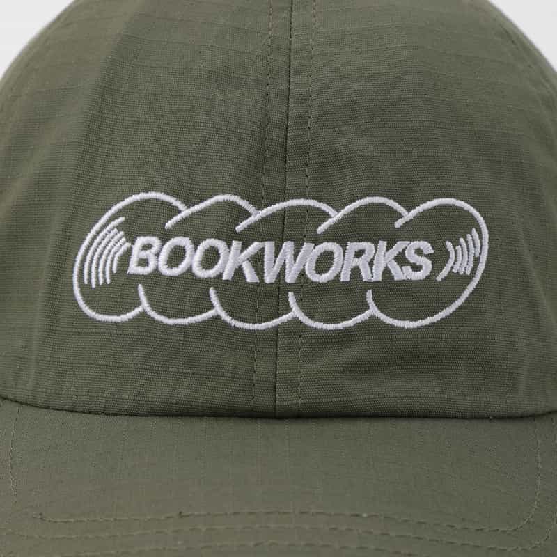 BOOK WORKS BOOK WORKS＜ブックワークス＞ ロゴ入りベースボールキャップ KHAKI
