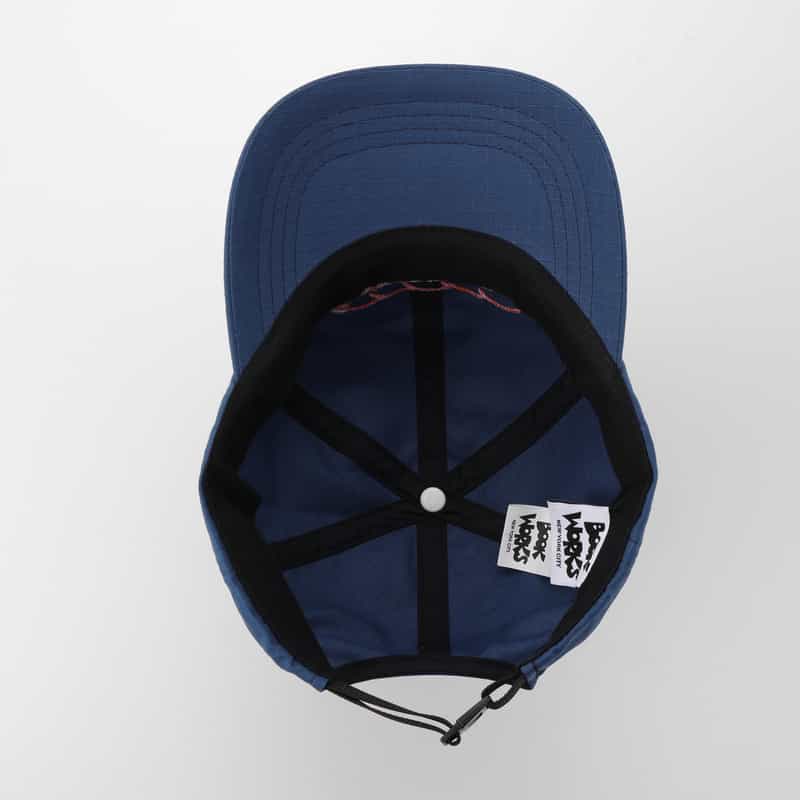 BOOK WORKS BOOK WORKS＜ブックワークス＞ ロゴ入りベースボールキャップ BLUE