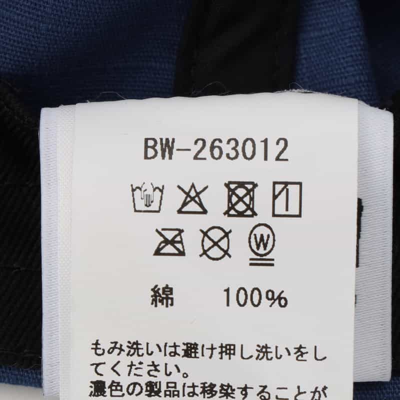 BOOK WORKS BOOK WORKS＜ブックワークス＞ ロゴ入りベースボールキャップ BLUE