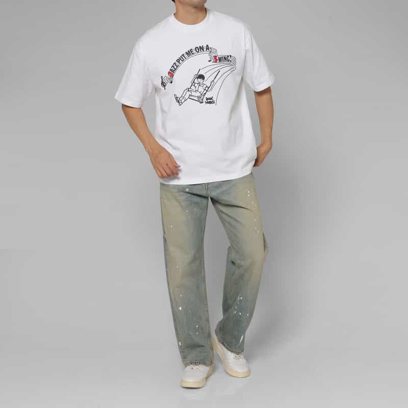 BOOK WORKS BOOK WORKS＜ブックワークス＞ グラフィックTシャツ WHITE