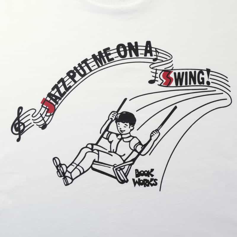 BOOK WORKS BOOK WORKS＜ブックワークス＞ グラフィックTシャツ WHITE