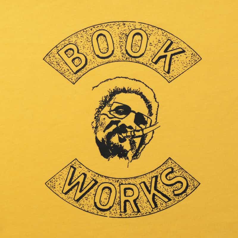 BOOK WORKS BOOK WORKS＜ブックワークス＞ グラフィックTシャツ YELLOW