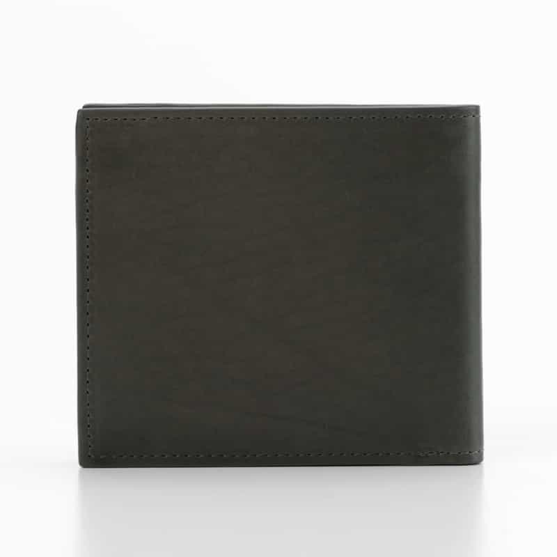 BARNEYS NEW YORK バケッタレザー2つ折りウォレット GRAY