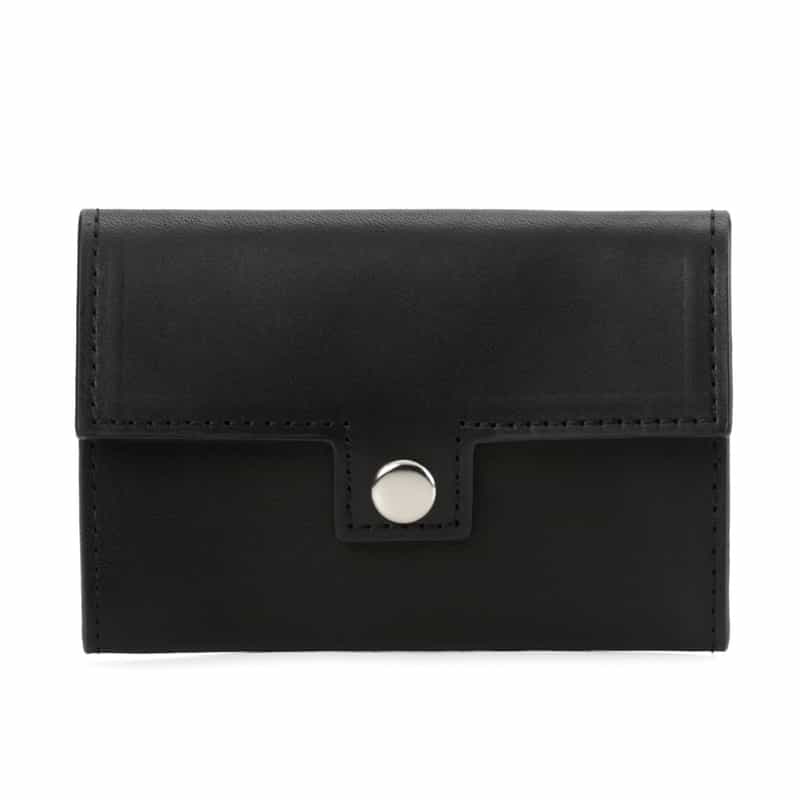 BARNEYS NEW YORK バケッタレザーコインケース BLACK