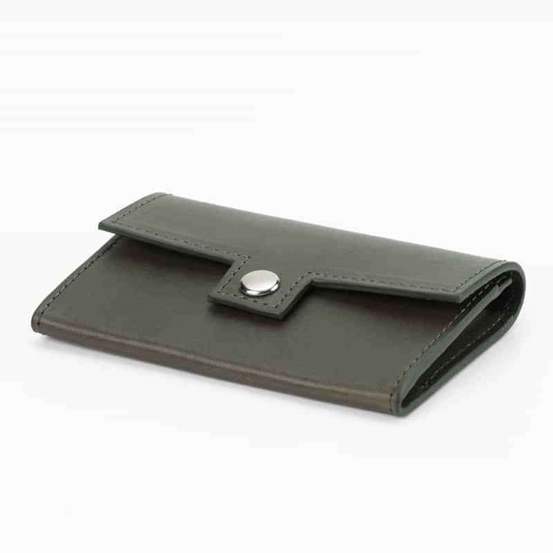 BARNEYS NEW YORK バケッタレザーコインケース GRAY