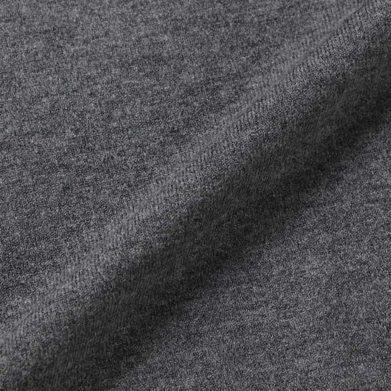 BARNEYS NEW YORK ウォッシャブル タートルネックニットプルオーバー GRAY