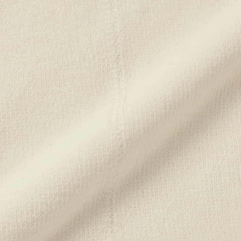 BARNEYS NEW YORK モールヤーン モックネックニットプルオーバー OFF WHITE
