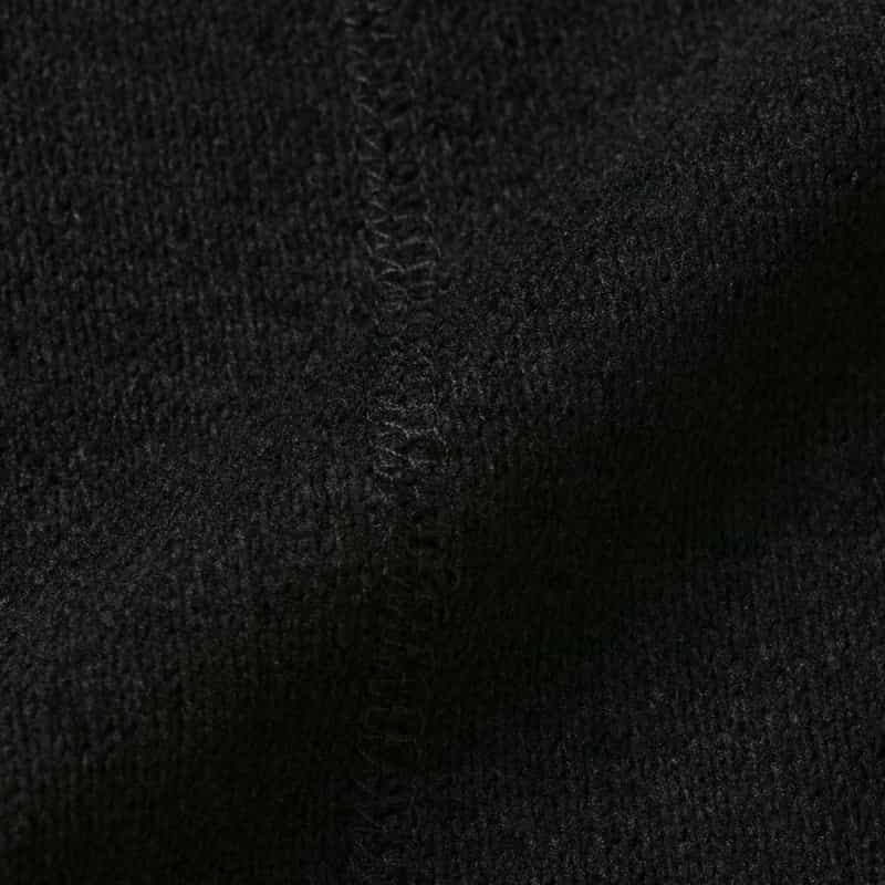 BARNEYS NEW YORK モールヤーン モックネックニットプルオーバー BLACK