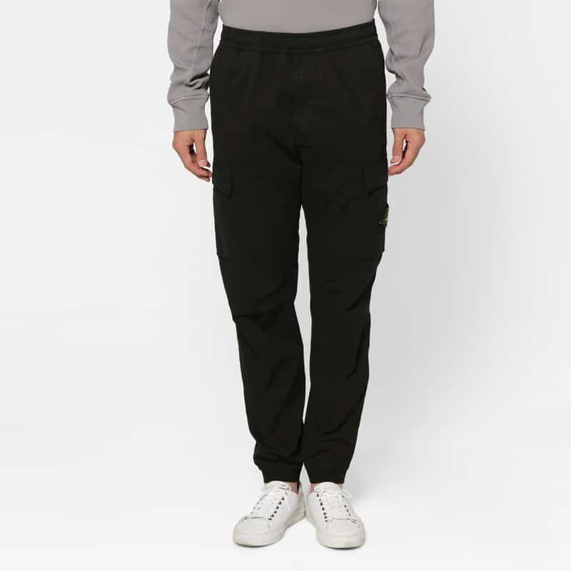 STONE ISLAND STONE ISLAND ＜ストーン アイランド＞ イージーカーゴパンツ BLACK