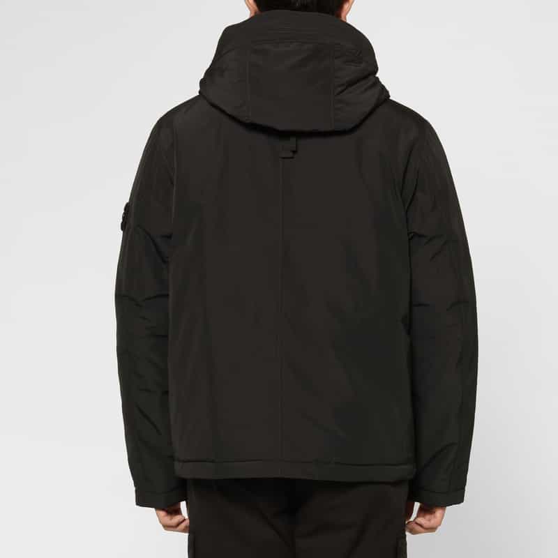 STONE ISLAND STONE ISLAND ＜ストーン アイランド＞ ショートパーカー BLACK
