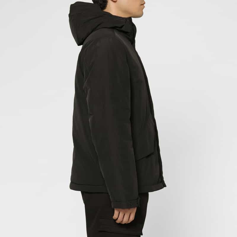 STONE ISLAND STONE ISLAND ＜ストーン アイランド＞ ショートパーカー BLACK