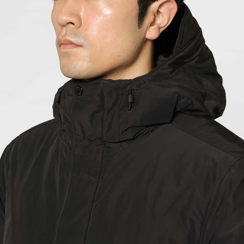 STONE ISLAND STONE ISLAND ＜ストーン アイランド＞ ショートパーカー BLACK