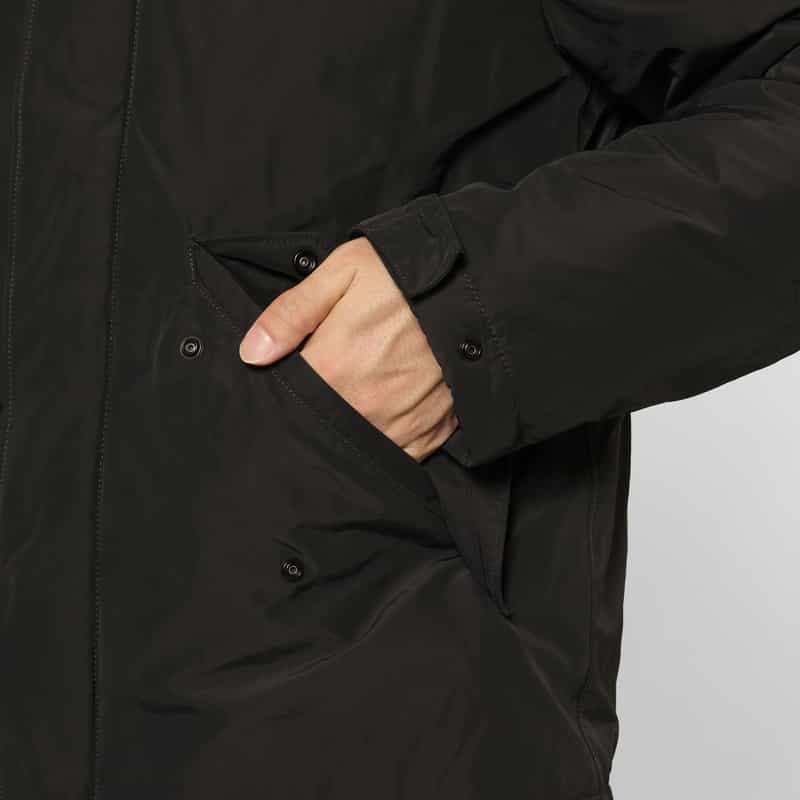STONE ISLAND STONE ISLAND ＜ストーン アイランド＞ ショートパーカー BLACK