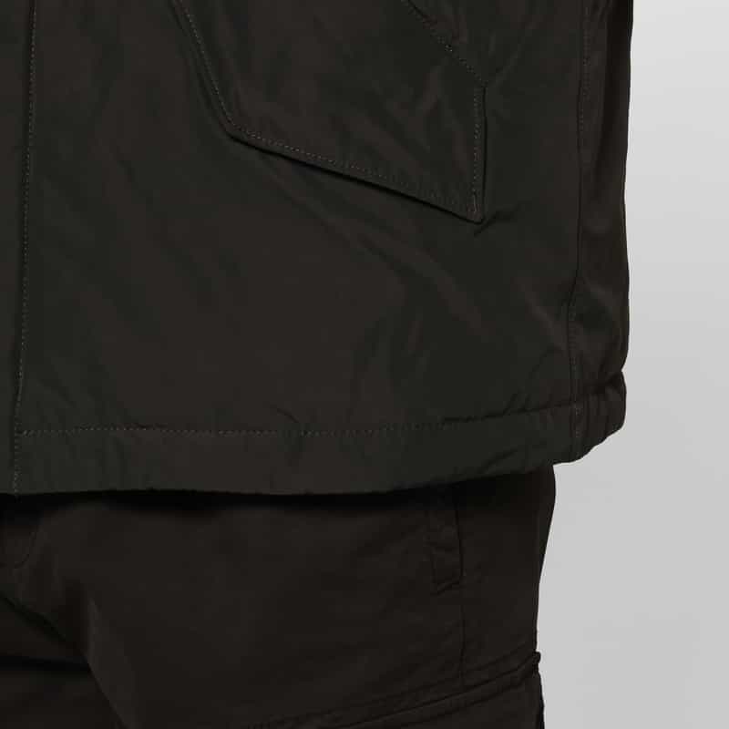 STONE ISLAND STONE ISLAND ＜ストーン アイランド＞ ショートパーカー BLACK