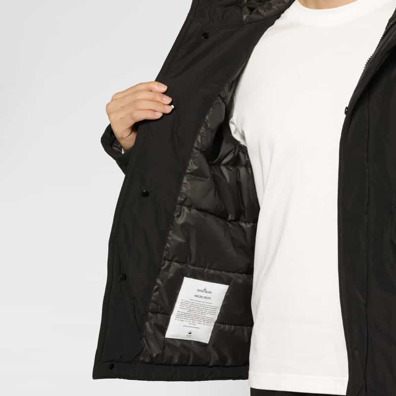 STONE ISLAND STONE ISLAND ＜ストーン アイランド＞ ショートパーカー BLACK