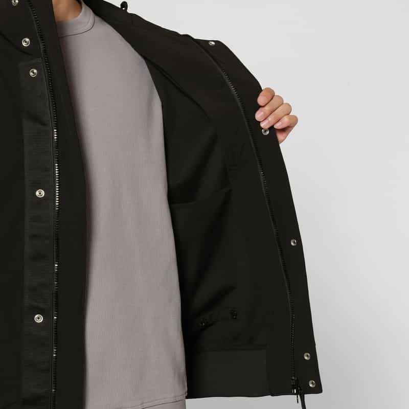 STONE ISLAND STONE ISLAND ＜ストーン アイランド＞ パーカーブルゾン BLACK