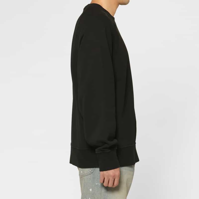 STONE ISLAND STONE ISLAND ＜ストーン アイランド＞ クルーネックスウェットプルオーバー BLACK