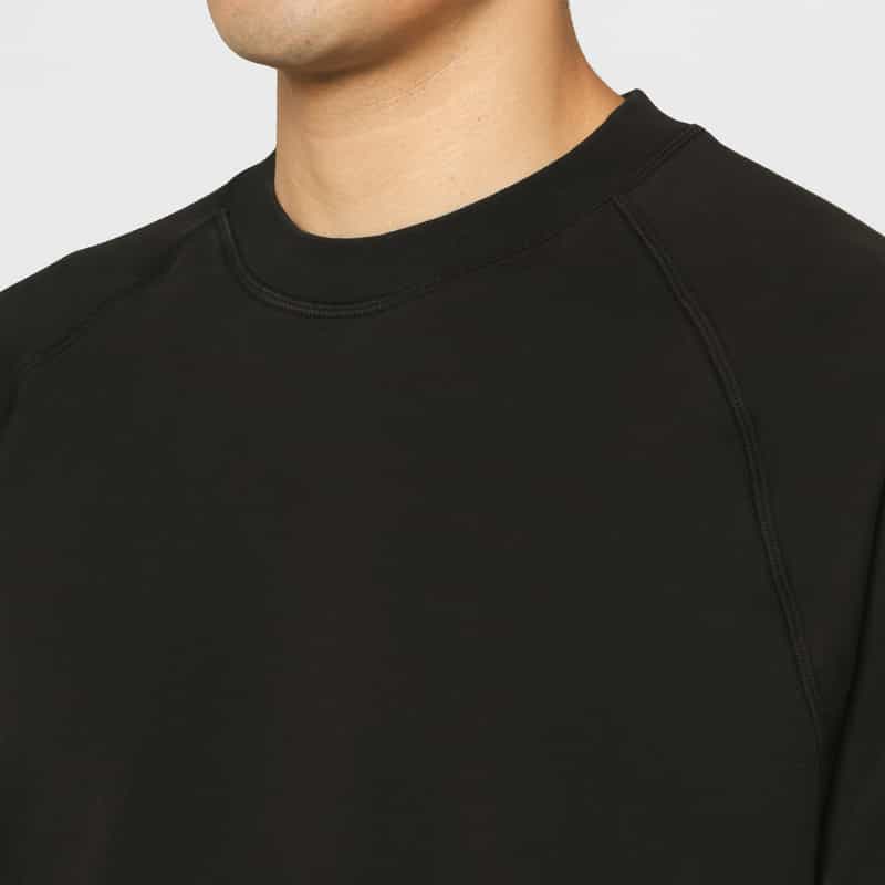 STONE ISLAND STONE ISLAND ＜ストーン アイランド＞ クルーネックスウェットプルオーバー BLACK
