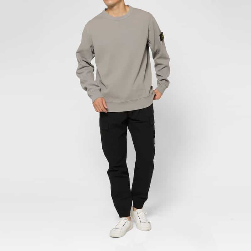 STONE ISLAND STONE ISLAND ＜ストーン アイランド＞ スウェットプルオーバー GRAY