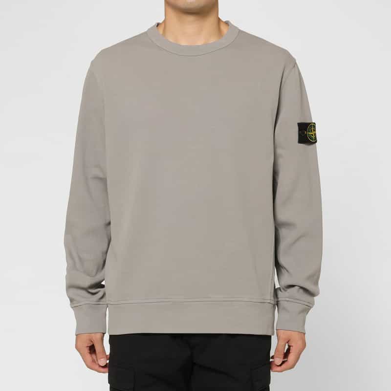 STONE ISLAND STONE ISLAND ＜ストーン アイランド＞ スウェットプルオーバー GRAY