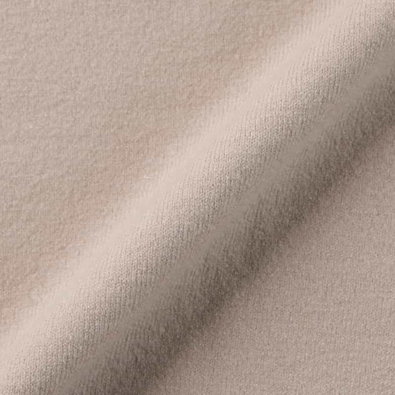 BARNEYS NEW YORK 異素材MIXモックネックニットプルオーバー BEIGE