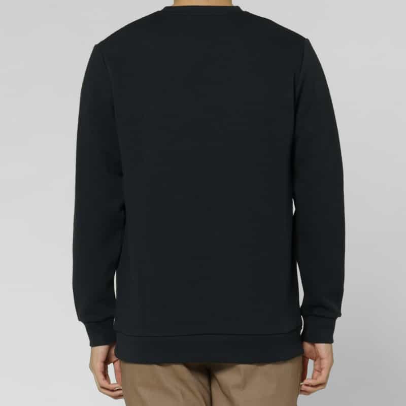 BARNEYS NEW YORK ジャガードバイアス生地クルーネックニットプルオーバー NAVY