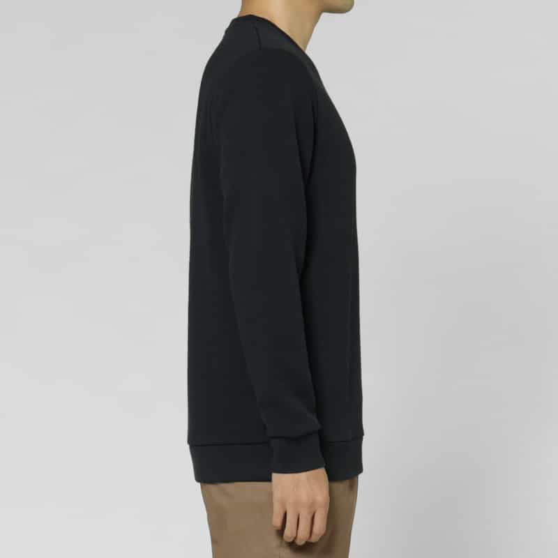 BARNEYS NEW YORK ジャガードバイアス生地クルーネックニットプルオーバー NAVY
